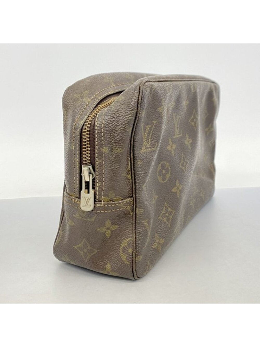 Louis Vuitton Pouch Monogram Trousse Toilette 28 Brown - Picture 2 of 10